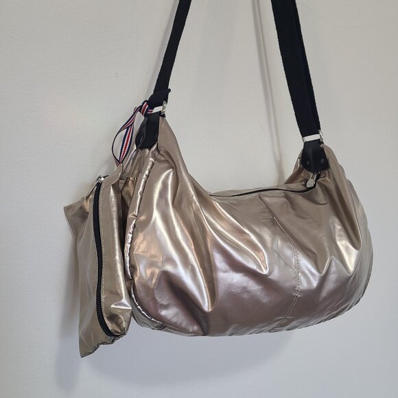 Jack Gomme Paris Liris Shoulder Bag Crossbody Metal Gold - Picture 8 of 11